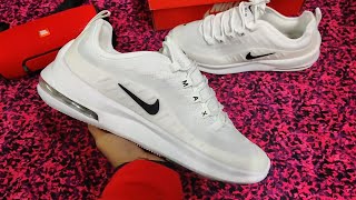 Unboxing Air Max AXIS Full White Best Quality Sports Shoes [upl. by Nannek926]