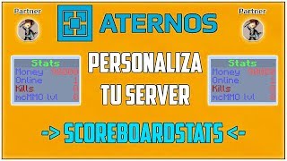 ATERNOS  Crea Y Configura Tu SCOREBOARDSTATS  Personaliza Tu Server 2017Full  Español [upl. by Erskine810]