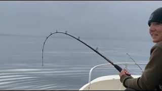 Fishing For Halibut When I Hooked Something MASSIVE [upl. by Ilohcin]