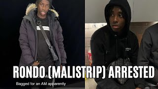 Rondo Montana Malistrip arrested for AM [upl. by Nylsirhc510]