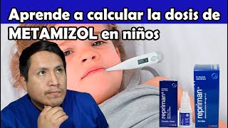 Cómo calcular la dosis de metamizol en niños  DR APARI 👨‍⚕️ [upl. by Eelytsirk]