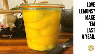 HOW to MAKE PRESERVED LEMONS SAVE a BUNCH of MONEY and Make Them in MINUTES shorts [upl. by Xaviera]