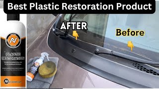 How to Restore Black faded Plastic  trims  Napko plastic restoration [upl. by Loux619]