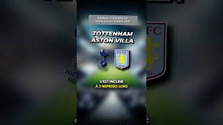 Pronostic football Premier League anglaise Tottenham Aston Villa pronostic [upl. by Imehon907]