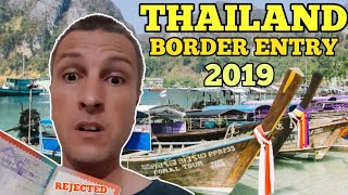 Visa Rules for Border Entry to Thailand in 2019 [upl. by Brewer]