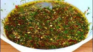 Chimichurri Argentino la salsa perfecta para tus Asados y choripán [upl. by Berneta118]