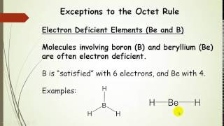 Exceptions to the Octet Rule plus examples [upl. by Todd288]