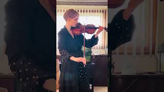 Annika Bennion plays the violin for an ailing 97 year old WWII USN veteran for Veterans Day 2024 [upl. by Yoj]