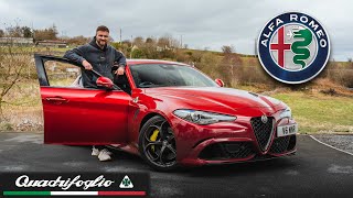 Alfa Romeo Giulia Quadrifoglio review  Better than a BMW M3 [upl. by Mcleod]