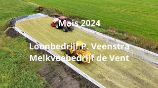 Mais hakselen 2024 Loonbedrijf P Veenstra en Melkveebedrijf de Vent [upl. by Alit]