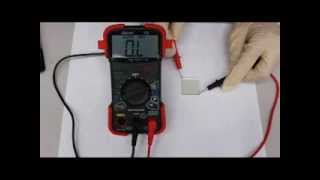 Making Dye Solar Cell Part 2  Testing for Conductivity [upl. by Ajnat]