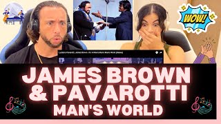 First Time Hearing James Brown amp Luciano Pavarotti  Mans World Reaction  AN EPIC COLLABORATION [upl. by Rehpoitsirhc999]