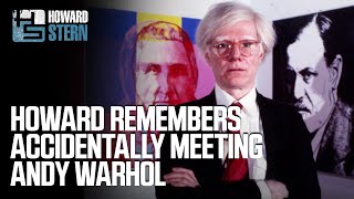 Howard Stern Remembers His Encounter With Andy Warhol [upl. by Ditzel555]