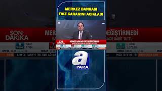 Merkez Bankası Faiz Kararını Açıkladı shorts merkezbankası [upl. by Colas]