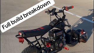 Build break down of 212 swapped mega moto 80 [upl. by Dhaf392]