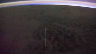 Progress 42P ReEntering Earths Atmosphere [upl. by Mezoff]