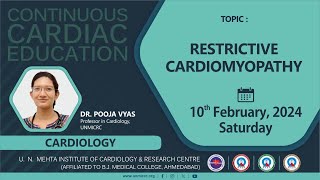 RESTRICTIVE CARDIOMYOPATHYCCECARDIOLOGY 10022024 [upl. by Jemma351]