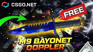 BEDAVA M9 BAYONET DOPPLER KASASI Csgonet Promo Code 2024 [upl. by Prowel]