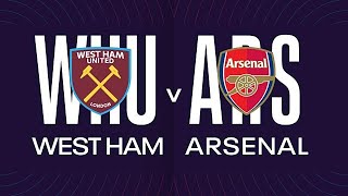 WSL 202324  West Ham United v Arsenal 04022024 [upl. by Sinnaiy]