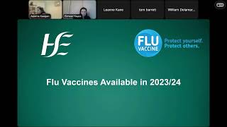 Annual Flu Webinar on the 202324 Vaccination Programme Hosted by the NIO [upl. by Terchie]