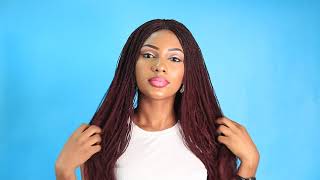 Hand made micro million twist wig  18 inches [upl. by Llerdna]