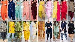 Latest And Comfortable Dhoti Salwar suit Design Ideas for Girls 2024 [upl. by Beauvais]