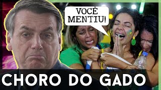 🚨BOLSONARISTAS DESTRUIRÃO BOLSONARO EM BREVE Gado chora chateado [upl. by Elocan]