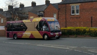 Route X6 To Hartlepool  Bus 691 Go North East quotWear Xpressquot Optare Solo SR [upl. by Yelena]