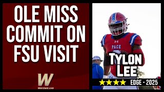 4 EDGE Tylon Lee Ole Miss Commit on FSU Visit  FSU Football Recruiting  Warchant TV FSU [upl. by Ayad]