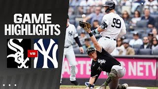 White Sox vs Yankees Game Highlights 51824  MLB Highlights [upl. by Alicia]