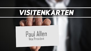 Visitenkarten Für Kreatives Business  Warum du hier NICHT sparen darfst [upl. by Talie74]