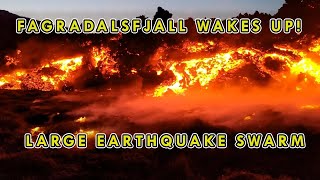 Thousands of Large Earthquakes in Iceland amp Flight Warning Code Now Orange [upl. by Terena]