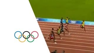 Usain Bolt Breaks 100m World Record In 969 Seconds  Beijing 2008 Olympics [upl. by Botzow]