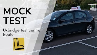 Full Mock driving test with Husnain at Uxbridge test centre [upl. by Herahab]