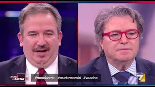 Vaccino Telese vs il dott Amici Dice addirittura che i vaccinati trasmettono il virus ai saniquot [upl. by Valerio900]