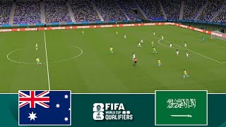 أستراليا vs السعودية  تصفيات كأس العالم 2026 آسيا  Watch Along amp eFootball Match [upl. by Tham]