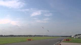 Supermarine Spitfire low pass with a P51 mustang  original sound  WWII [upl. by Faria]