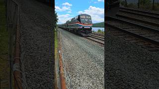 Amtrak amp A Hudson River View Train 233 Is 20 Minutes Late Pacific Home Is On The Back [upl. by Ewer]