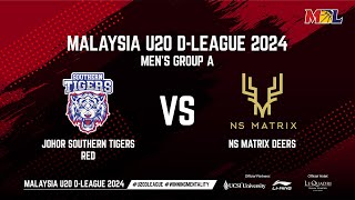 LIVE MALAYSIA U20 DLEAGUE  2PMUCSI  JOHOR SOUTHERN TIGERS RED VS NS MATRIX DEERS A [upl. by Mcculloch]