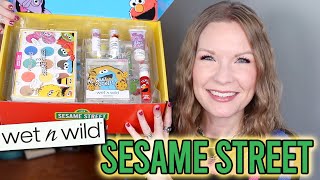 Wet N Wild SESAME STREET Collection GRWM  LipglossLeslie [upl. by Schug]