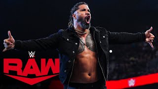 Jey Uso makes his first Raw entrance [upl. by Brittan736]