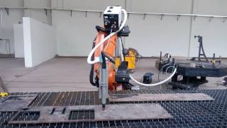 Plasma cutter Kuka [upl. by Ailin]