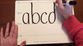 Lowercase Letters  Letter Formation [upl. by Anohr]