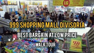 999 SHOPPING MALL DIVISORIABEST TIME TO GO ON SHOPPING AT LOW BARGAIN PRICE 4K WALK TOUR [upl. by Anyl126]