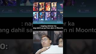 POV  YOU BECOME SKINNER BECAUSE OF FREE SKIN OF MLBB ducati skin mobilelegends mlbb [upl. by Nnaed]