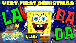 quotThe Very First Christmasquot REMIX SingAlong 🎶  SpongeBob [upl. by Ennairoc]