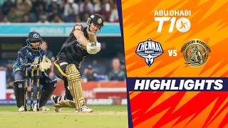 Chennai Braves vs Northern Warriors  Abu Dhabi T10  Match 14  Highlights  JioCinema amp Sports18 [upl. by Rotceh]