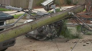 Entergy Cleco feverishly working to restore power to thousands across New Orleans area [upl. by Appleby]