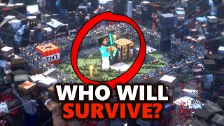 Zombie Apocalypse Whose The Last Team Standing In Minecraft Hardcore❗❓ [upl. by Enohsal]