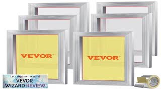 VEVOR Screen Printing Kit 6 Pieces Aluminum Silk Screen Printing Frames 10x14inch Review [upl. by Onibas]